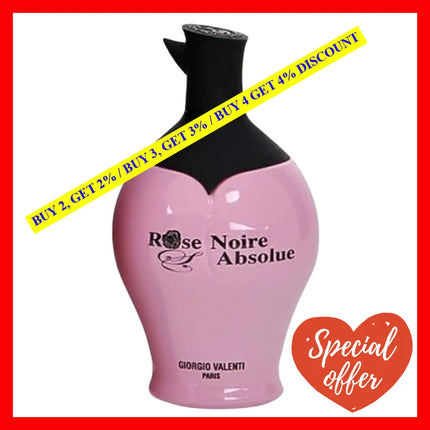 Giorgio Valenti Rose Noire Absolue Eau De Parfum For Women 3.3 Oz / 100 Ml