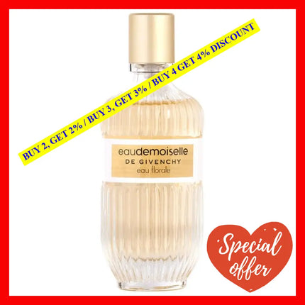 Givenchy Eau Demoiselle Florale De Toilette For Women 3.3 Oz / 100 Ml