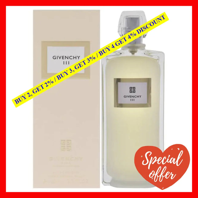 Givenchy Iii By For Women - 3.3 Oz Edt Spray