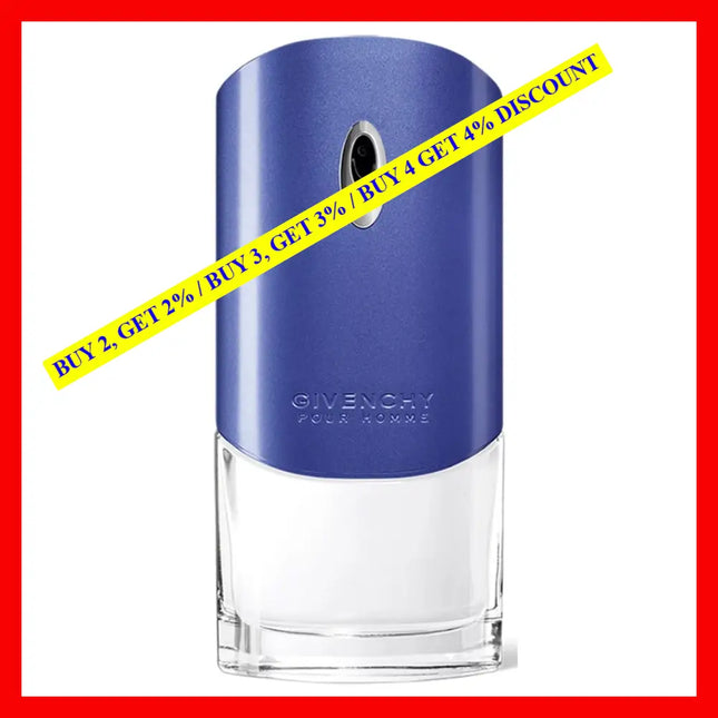 Givenchy Pour Homme Blue Label Edt Spray 1.7 Oz 50 Ml For Men