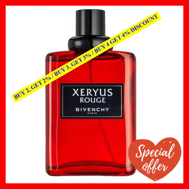 Givenchy Xeryus Rouge For Men Edt 3.3 Oz 100 Ml Spray