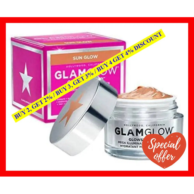 Glamglow Glow Starter Mega Illuminating Moisturizer Sun 1.7 Ounce
