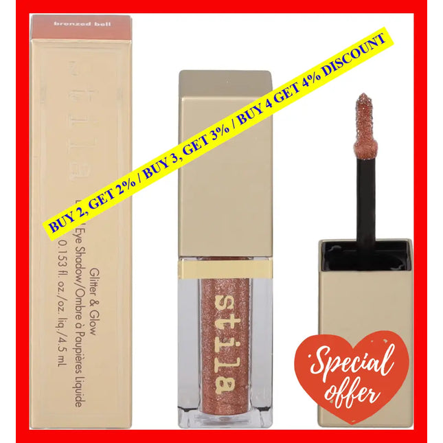 Glitter And Glow Liquid Eyeshadow - Bronzed Bell By Stila For Women 0.153 Oz