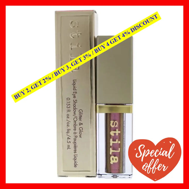 Glitter And Glow Liquid Eyeshadow - Rockin Rose By Stila For Women 0.153 Oz