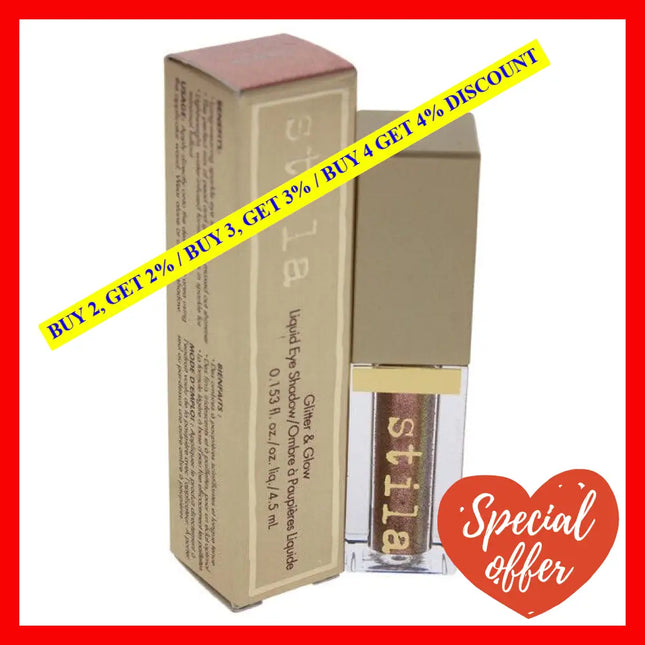 Glitter And Glow Liquid Eyeshadow - Wanderlust By Stila For Women 0.153 Oz Eye Shadow