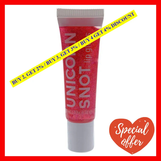 Glitter Lip Gloss - Pink By Unicorn Snot For Women 0.34 Oz