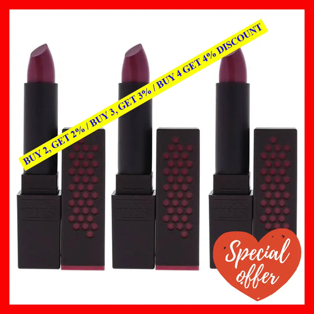 Glossy Lipstick - 517 Pink Pool By Burts Bees For Women 0.12 Oz Pack Of 3