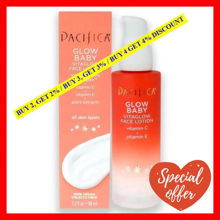 Glow Baby Vitaglow Face Lotion By Pacifica For Unisex - 1.7 Oz