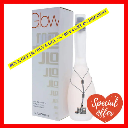 Glow By Jennifer Lopez For Women - 1.7 Oz Edt Spray