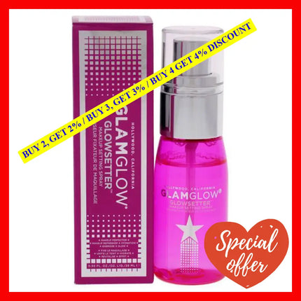 Glowsetter Makeup Setting Spray By Glamglow For Women - 0.95 Oz