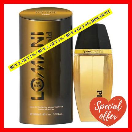 Gold By Lomani For Men - 3.3 Oz Edt Spray