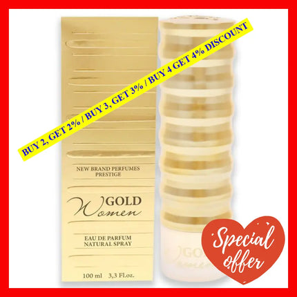 Gold By New Brand For Women - 3.3 Oz Edp Spray