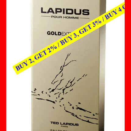 Gold Extreme By Ted Lapidus For Men - 3.4 Oz Edt Spray