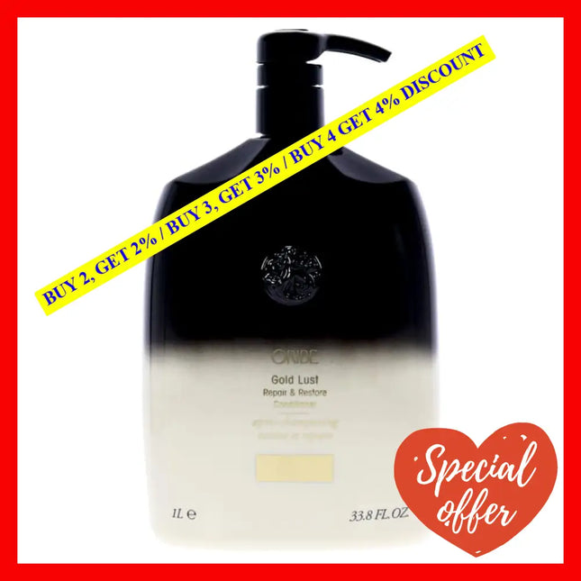 Gold Lust Repair And Restore Conditioner By Oribe For Unisex - 33.8 Oz