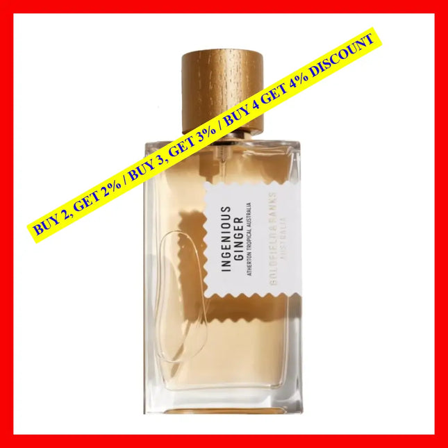 Goldfield And Banks Ingenious Ginger 3.4 Oz / 10 0Mland Pure Parfum Unisex 100 Ml
