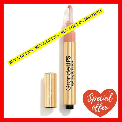 Grandelips Hydrating Lip Plumper - Toasted Apricot By Grande Cosmetics For Women 0.08 Oz Gloss