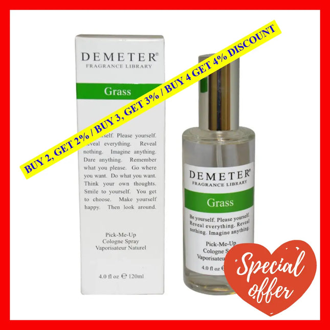 Grass By Demeter For Women - 4 Oz Cologne Spray