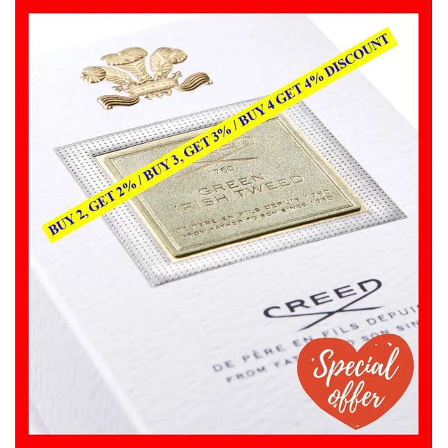 Green Irish Tweed By Creed For Men - 3.3 Oz Edp Spray