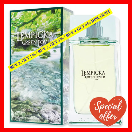 Green Lover By Lolita Lempicka For Men - 3.4 Oz Edt Spray