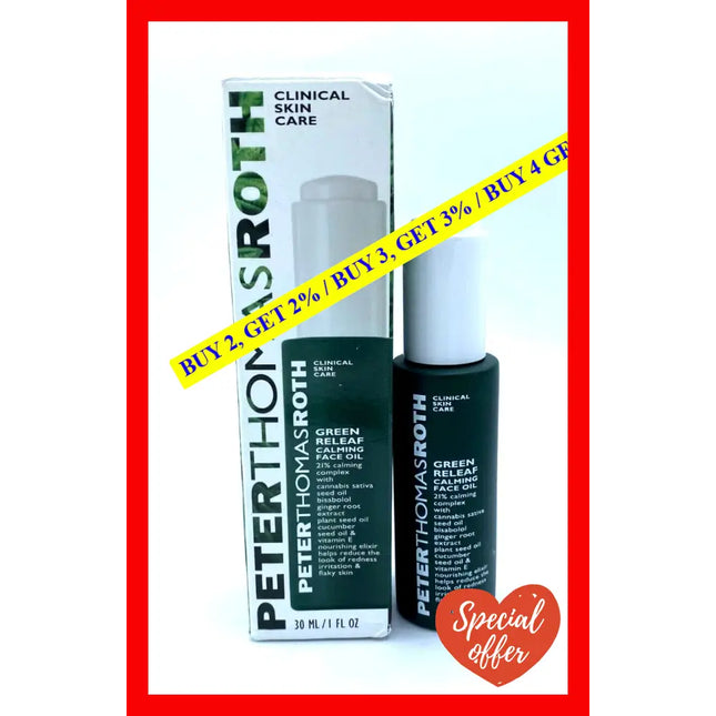 Green Releaf Calming Face Oil By Peter Thomas Roth For Women - 1 Oz