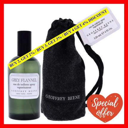 Grey Flannel By Geoffrey Beene For Men - 4 Oz Edt Spray