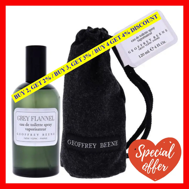 Grey Flannel By Geoffrey Beene For Men - 4 Oz Edt Spray