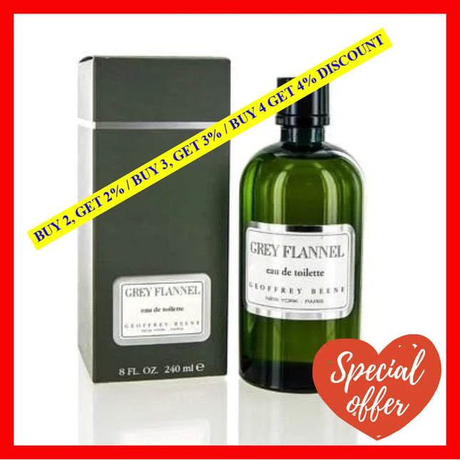 Grey Flannel By Geoffrey Beene For Men - 8 Oz Edt Splash