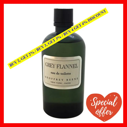 Grey Flannel By Geoffrey Beene For Men - 8 Oz Edt Splash