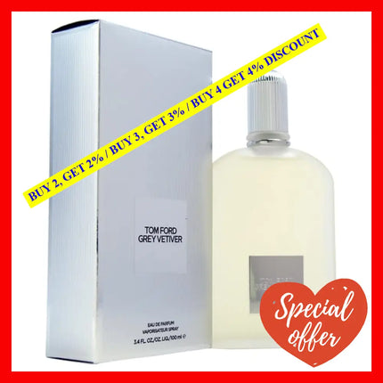 Grey Vetiver By Tom Ford For Men - 3.4 Oz Edp Spray