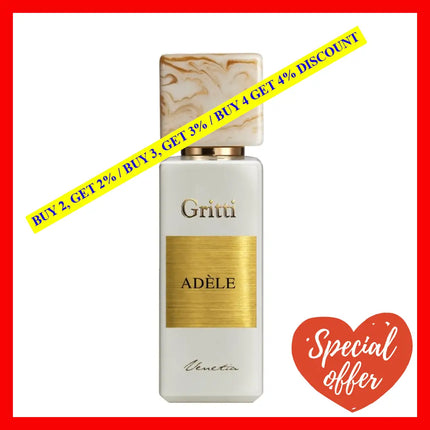 Gritti Adele And Eau De Parfum For Women 3.4 Oz / 100 Ml