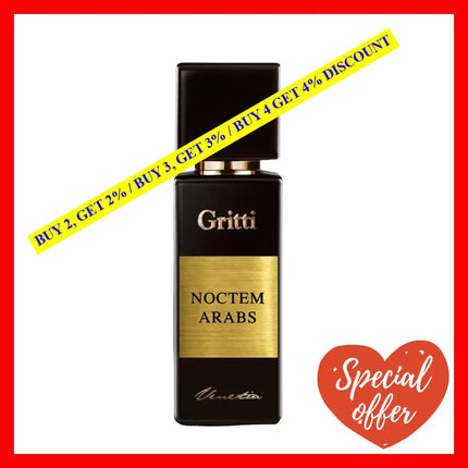 Gritti Noctem Arabs Eau De Parfum Unisex 3.4 Oz / 100 Ml