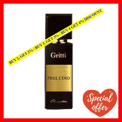 Gritti Preludio Eau De Parfum Unisex 3.4 Oz / 100 Ml