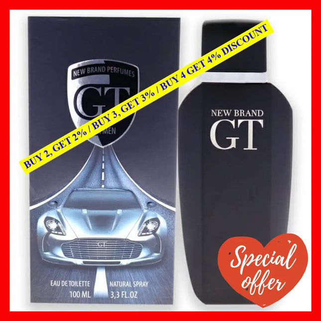 Gt By New Brand For Men - 3.3 Oz Edt Spray