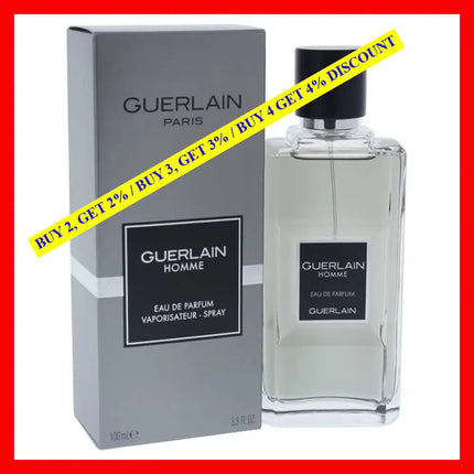 Guerlain Homme By For Men - 3.3 Oz Edp Spray