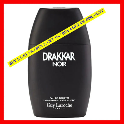 Guy Laroche Drakkar Noir 6.7 Oz / 200 Ml Eau De Toilette For Men