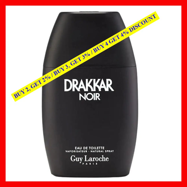 Guy Laroche Drakkar Noir 6.7 Oz / 200 Ml Eau De Toilette For Men