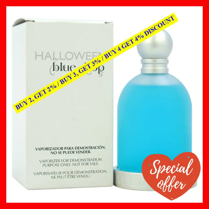 Halloween Blue Drop By J. Del Pozo For Women - 3.4 Oz Edt Spray (Tester)