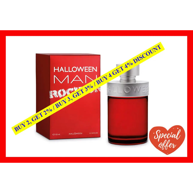 Halloween Man Rock On By J. Del Pozo For Men - 4.2 Oz Edt Spray