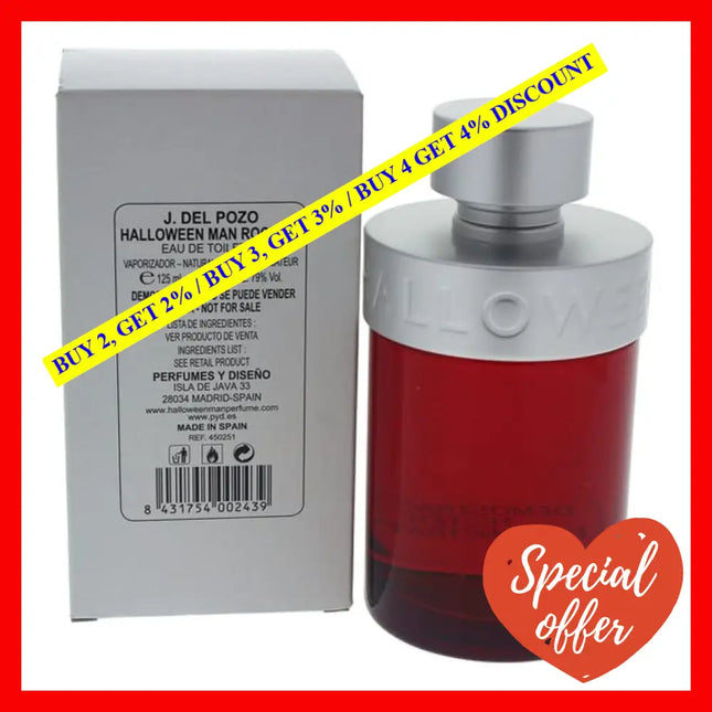 Halloween Man Rock On By J. Del Pozo For Men - 4.2 Oz Edt Spray (Tester)
