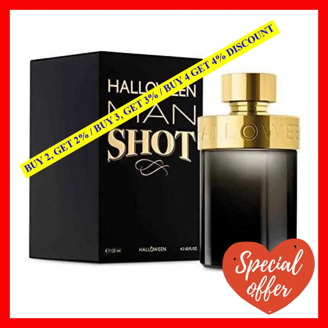 Halloween Man Shot By Perfumes For Men - 4.2 Oz Edt Spray