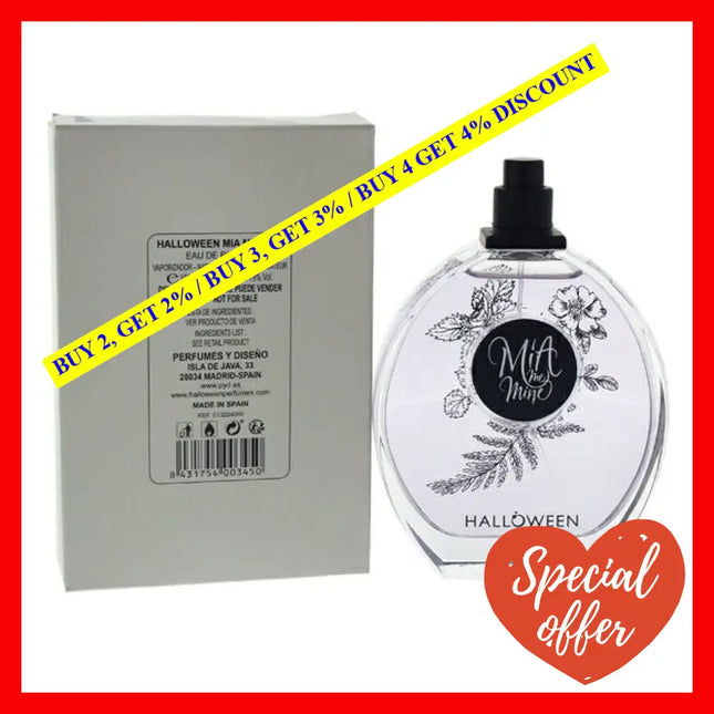 Halloween Mia Me Mine By J. Del Pozo For Women - 3.4 Oz Edp Spray (Tester)