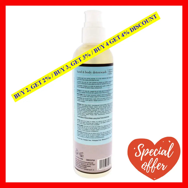 Hand And Body Detoxwash By Cuccio Naturale For Women - 8 Oz Wash