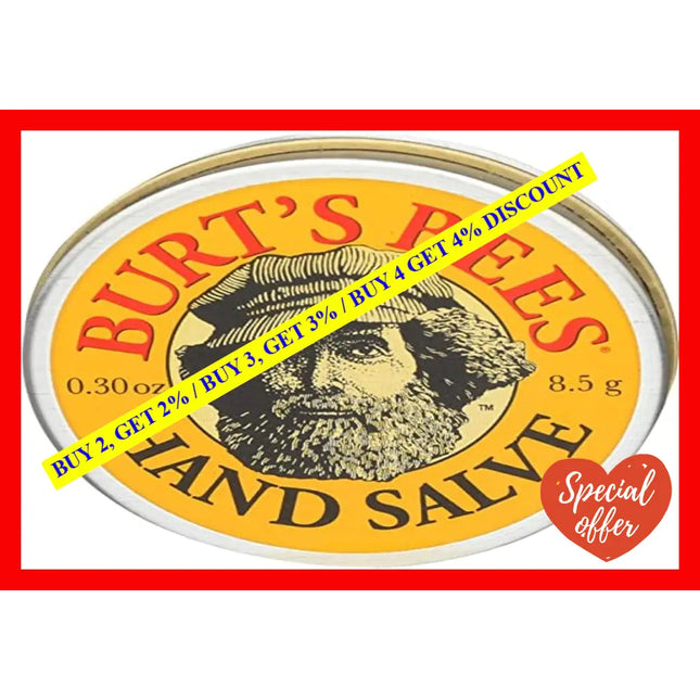 Hand Salve By Burts Bees For Unisex - 0.3 Oz Cream