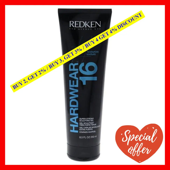 Hardwear 16 Super Strong Gel By Redken For Unisex - 8.5 Oz