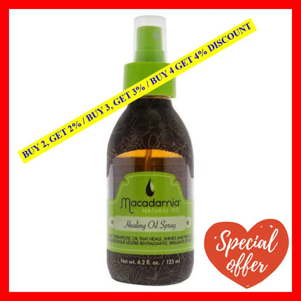 Healing Oil Spray By Macadamia For Unisex - 4.2 Oz