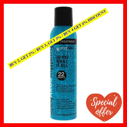 Healthy Sexy So You Want It All Leave-In Treatment By Hair For Unisex - 5.1 Oz Hairspray