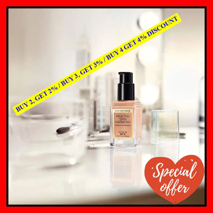 Healthy Skin Harmony Miracle Foundation Spf 20 - 30 Porcelain By Max Factor For Women 1 Oz