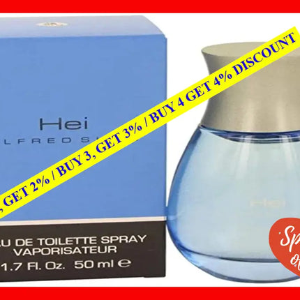 Hei By Alfred Sung For Men - 3.4 Oz Edt Spray