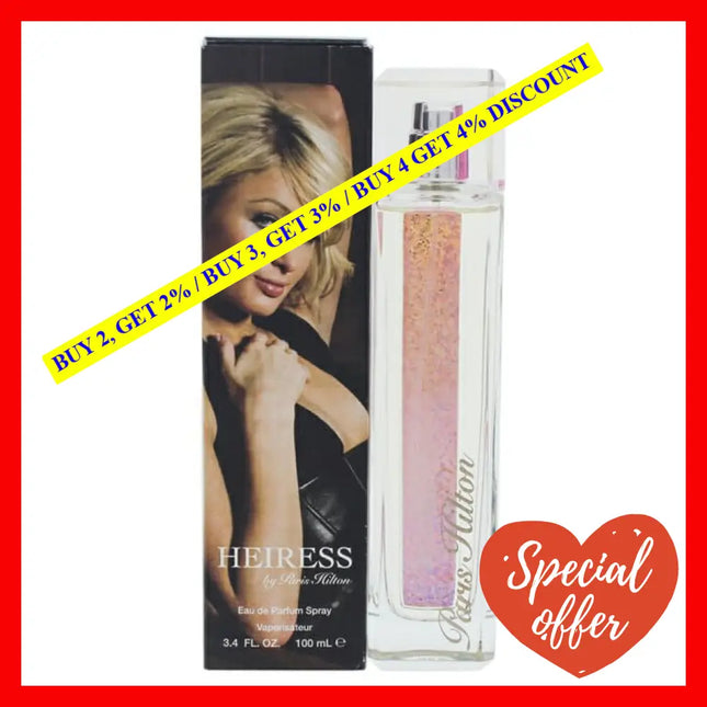 Heiress By Paris Hilton For Women - 3.4 Oz Edp Spray