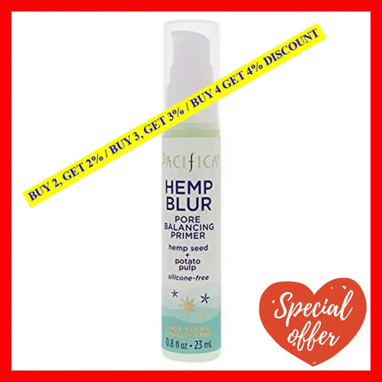 Hemp Blur Pore Balancing Primer By Pacifica For Women - 0.8 Oz